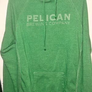 Large Hoodie Pelican Brewing Company Green